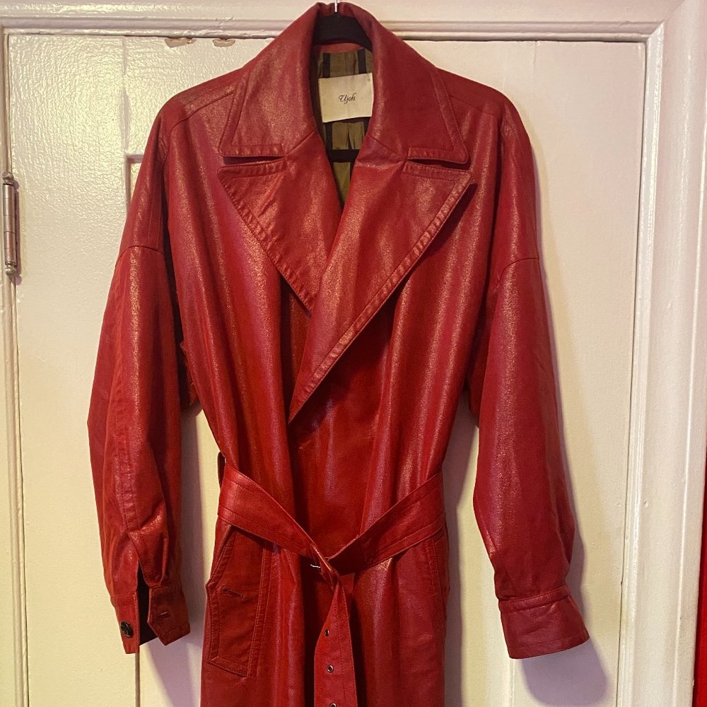 UJOH Japan - Oversized Coat with incredible striped lining